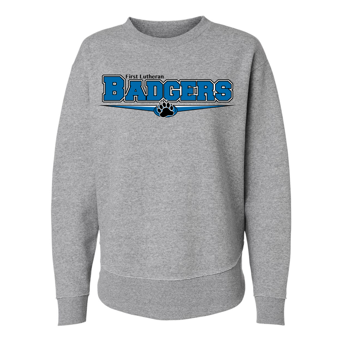 LAT Women's Weekend Crewneck Sweatshirt - Design 123