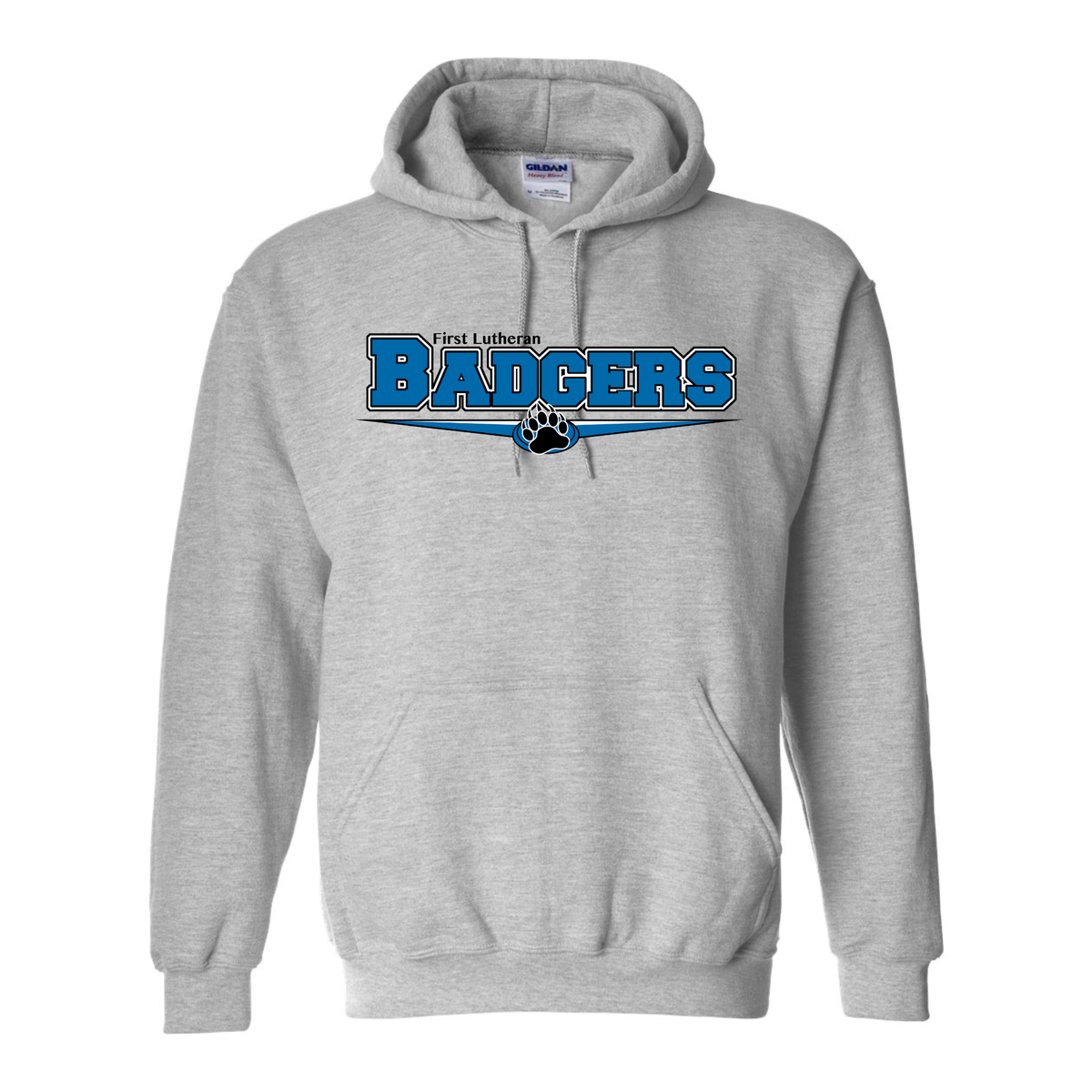 Gildan Hooded Sweatshirt - Adult & Youth - Design 123